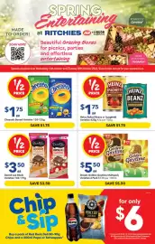 Ritchies catalogue week 42 Page 1: Cheezels Boxed Varieties €1,75, Streets Golden Gaytime Multipack €5,50