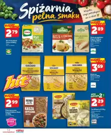 Topaz Express gazetka tydzień 42 Strona 12: Familijne Wstążki jajeczne Goliard €3,69, Sos Winiary Śmietanowo-Koperkowy €2,29
