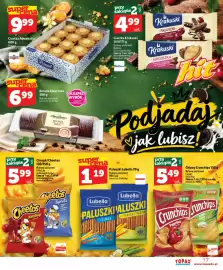 Topaz Express gazetka tydzień 42 Strona 17: Paluszki Lubella €1,19, Chrupki Cheetos €5,99