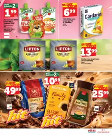 Topaz Express gazetka tydzień 42 Strona 21: Tabletki Gardarin kaszel i gardło €6,99, Mus owocowy 100% Kubuś €1,99