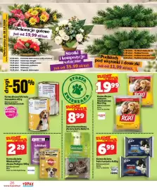 Topaz Express gazetka tydzień 42 Strona 26: Karma dla psa/dla kota Fiona&Atos, Karma dla kota Felix Fantastic €6,99