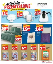 Topaz Express gazetka tydzień 42 Strona 27: Pościel Alcantara €59,99, Poszewka welurowa €14,99