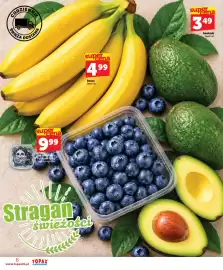 Topaz Express gazetka tydzień 42 Strona 6: CODZIENNE SWIEZA DOSTAWA Borówki superna 9 99 Borówki Pandy Pychotki 150 g Cena 1