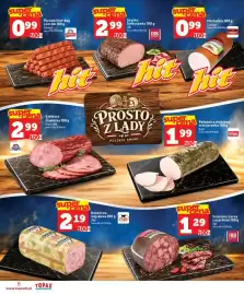 Topaz Express gazetka tydzień 42 Strona 8: Salceson czarny z ozorkiem JBB €1,29, Kiełbasa żywiecka Mazury Elk €2,99