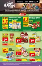 Biedronka gazetka tydzień 42 Strona 2: Sałatka warzywna z jajkiem Lisner, 1 kg €8,99, Ketchup Pudliszki, 990 g €8,99