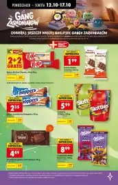 Biedronka gazetka tydzień 42 Strona 9: Czekolada gorzka 70% Wawel, 90 g €6,49, Czekolada Milka Extra Fun, 150 g €8,99