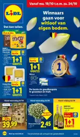 Lidl folder week 43 Pagina 1: Chrysantenstruik €2,45, Cordon bleu €4,69