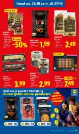 Lidl folder week 43 Pagina 15: Deluxe party dessert macarons €7,49, Maribel pistache-en hazelnoot-spread €2,99