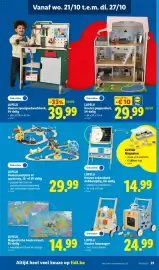 Lidl folder week 43 Pagina 23: Houten pretpark of spoorweg €29,99, Houten loopwagen €24,99