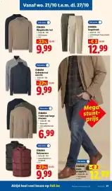 Lidl folder week 43 Pagina 27: T-shirt met lange mouwen €6,99, Fijngebreide trui €9,99