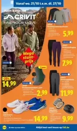 Lidl folder week 43 Pagina 28: Crivit loopschoenen €14,99, Oplaadbare handwarmer €9,99