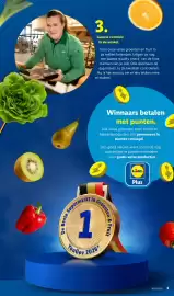 Lidl folder week 43 Pagina 3: 3. Laatste controle in de winkel. Voor onze verse groenten en fruit in de rekken belanden