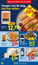 Lidl folder week 43 Pagina 8: Zee Wolfffilet €5,99, Scampi fritti €3,49