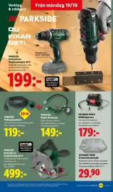 Lidl reklamblad vecka 43 Sida 19: Ultimate speed minikompressor €179,00, Parkside digital däckpump €149,00