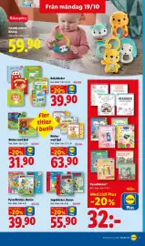 Lidl reklamblad vecka 43 Sida 21: Sagoböcker, Bamse €55,90, Pysselböcker, Bamse €39,90
