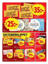 ICA Nära reklamblad vecka 42 Sida 12: Kronfågel Minutkyckling €79,00, Götene Hushållsost/Protein ost €55,00