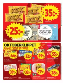 ICA Nära reklamblad vecka 42 Sida 12: Kronfågel Minutkyckling €79,00, Götene Hushållsost/Protein ost €55,00