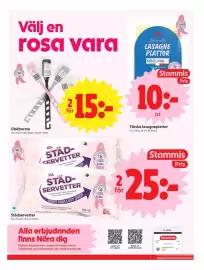 ICA Nära reklamblad vecka 42 Sida 3: ICA Diskborste €15,00, Ica städ-servetter €25,00