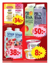 ICA Nära reklamblad vecka 42 Sida 4: Yoggi Yoghurt €38,00, Lindahls kvarg €8,00