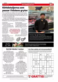 ICA Kvantum reklamblad vecka 42 Sida 3: ANNONS NR 42 12/10-18/10 2026 WWW.CITYBUTIKERNA.SE Hela denna bilaga är en annons
