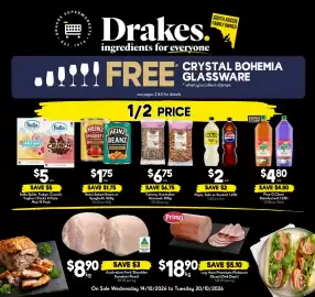 Drakes catalogue week 42 Page 1: Bulla Splits, Fudge, Crunch, Yoghurt Sticks 8 Pack- Mini 14 Pack €5,00