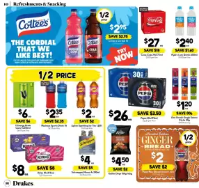 Drakes catalogue week 42 Page 11: Pepsi Max €26,00, Kirks Creaming Soda €8,00