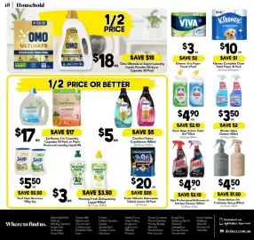 Drakes catalogue week 42 Page 19: Ajax Professional Bathroom or Kitchen Cleaner €4,90, Green Nation Air Freshener Spray €4,50