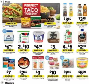 Drakes catalogue week 42 Page 9: Gippsland Dairy With Mix €3,00, Jalna Pot Set Yoghurt €6,90