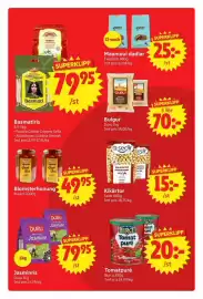 Nya Pulsen reklamblad vecka 42 Sida 11: Sedir kikärtor €15,00, Burcu tomatpuré €20,00