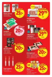 Nya Pulsen reklamblad vecka 42 Sida 4: Lantkorv €20,00, Parsons smörgåsmat €20,00