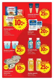 Nya Pulsen reklamblad vecka 42 Sida 7: Arla Drickfil Profibi €10,00, Bravo nektar apelsin €25,00