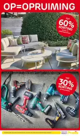 Praxis folder Pagina 10: DECKER xceed OP=OPRUIMING TOT 60% KORTING op tuin- en buitenassortiment ABL LITHIUM 2018v BOSCH