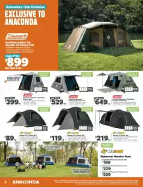 Anaconda catalogue Page 12: Coleman Instant Up Darkroom Technology 6 Person Tent €529,00