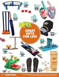 Anaconda catalogue Page 4: Spinifex Bounce Ball Set €39,99, We Love Summer Beach Cricket Set €24,99