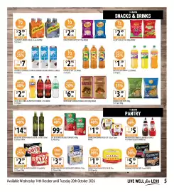 Supabarn catalogue week 42 Page 5: Arnott's Jatz & Savoy Crackers €2,99, Carman's Protein Bars 5 pack Range €5,90