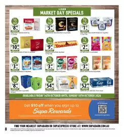 Supabarn catalogue week 42 Page 8: Uncle Tobys Plus Cereal €3,49, Nescafe Coffee Sachets €3,99