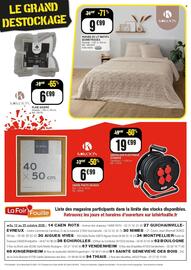 Catalogue La Foir'Fouille page 6: ENROULEUR ÉLECTRIQUE ÉTANCHE €19,99, Kokoon parure de lit motifs géométriques €9,99