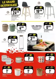 Catalogue La Foir'Fouille page 3: KOKOON CHAISE DE BAR HÉLÉNA €19,99, Bol de cuisine en acier inoxydable €0,50