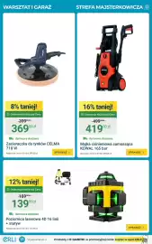 ERLI gazetka tydzień 42 Strona 17: Zacieraczka do tynków Celma €369,00, Poziomica laserowa 4D 16 linii + statyw €139,99