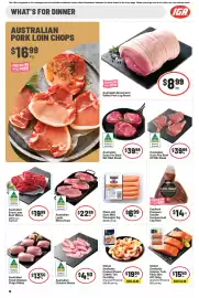 IGA catalogue week 42 Page 11: Double Smoked Leg Ham €18,00, Streaky Bacon €17,00