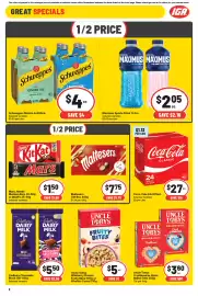 IGA catalogue week 42 Page 3: Schweppes Mixers Selected Varieties €4,00, Maltesers Gift Box €7,75