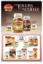 IGA catalogue week 42 Page 6: NEW Peters Frosty Fruits Mango Sorbet €6,00, Tetley Green Tea Lemon & Honey €3,70