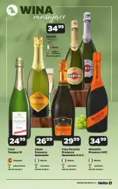 Netto gazetka | Alkohole Strona 3: Wino musujące Unum Prosecco Spumante €26,99, Wino musujące Martini Asti €34,99