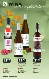 Netto gazetka | Alkohole Strona 4: Wino bezalkoholowe My Secret Riesling €22,99, Wino białe Sapatio Alazani Valley €21,99