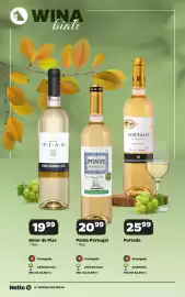 Netto gazetka | Alkohole Strona 8: Wino białe półwytrawne Ponte Portugal Tejo €20,99, Wino białe półsłodkie Portada €25,99