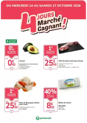 Promocash (valable jusqu'au 17-10)