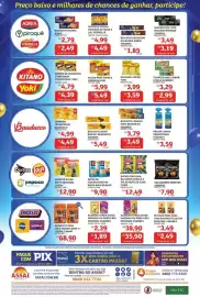 Encarte Assaí Atacadista Página 4: Milho para pipoca Premium Yoki €5,49, Biscoito de Leite Maltado Piraquê Sabores €3,19