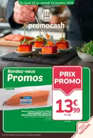 Catalogue Promocash page 1: Du jeudi 15 au samedi 24 octobre 2026 M promocash Rendez-vous Promos PRIX PROMO Une marque