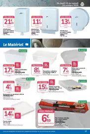 Catalogue Promocash page 17: JOFEL Distributeur de serviettes essuie-mains €11,59, PROMOCASH Boîtes réutilisables €17,99