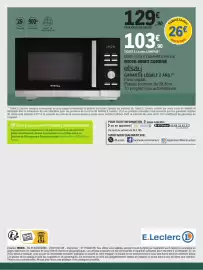 Catalogue E.Leclerc | La maison bien équipée page 12: Elsay micro-ondes combiné €103,90